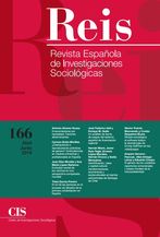 REIS. Revista Española de Investigaciones Sociológicas. núm. 166